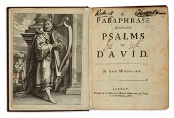 (BIBLE IN ENGLISH.)  Woodford, Samuel. A Paraphrase upon the Psalms of David.  1667